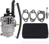 Hipa 0J25910112 Carburetor Kit for Generac GP6500 GP6000E GP6500E GP7500 GP7500E GP8000E 420cc Portable Generator + 17211-899-000 Air Filter